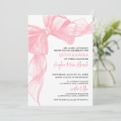 バラ色のピンクのキンセアニエラ 招待状 (スタンド正面)
