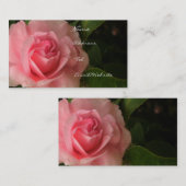 バラ色のピンク 名刺 (正面/裏面)