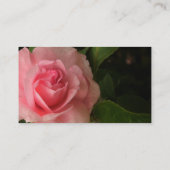 バラ色のピンク 名刺 (裏面)