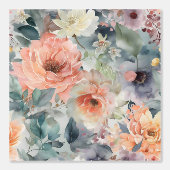 バラ色のブライダル・バレエ・ボタニカル 壁紙 (正面)