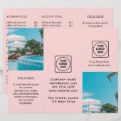 バラ色のロゴ | エレガントなカスタムビジネスブランディング (正面/裏面)