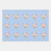 バラ色の品種パック ラッピングペーパーシート (正面2)