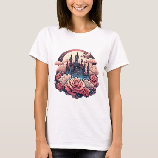 バラ色の城の夢» Tシャツ (正面)