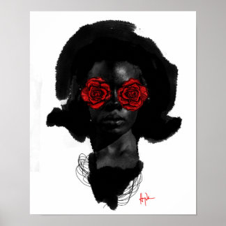 「バラ色の女の子」 ポスター