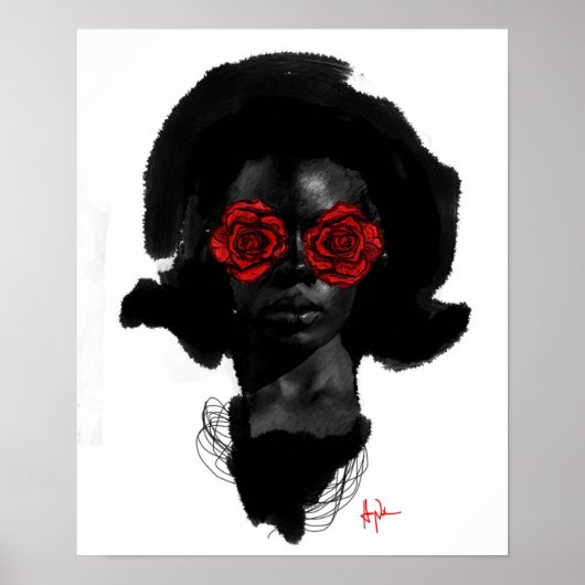 「バラ色の女の子」 ポスター (正面)