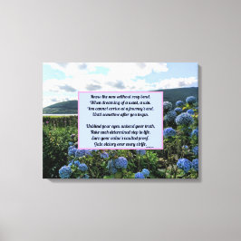 バラ色の曲げもなく キャンバスプリント