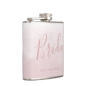 バラ色の花嫁が贈る ウェディングギフト 名前入りプレゼント フラスク (右)