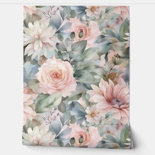 バラ色の花嫁のバレエ植物コレクション 壁紙 (ほどく)