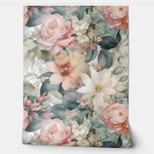 バラ色の花嫁のバレエ植物コレクション 壁紙 (ほどく)