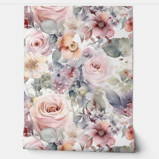 バラ色の花嫁のバレエ植物コレクション 壁紙 (ほどく)