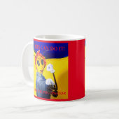 バラ色の花粉媒介者 コーヒーマグカップ (正面左)