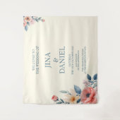 バラ色の花 タペストリー (正面)