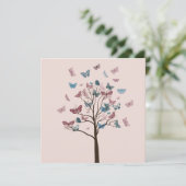 バラ色の蝶の木のスイート16 招待状 (スタンド正面)