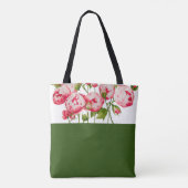 バラ色の豊富なトート トートバッグ (裏面)