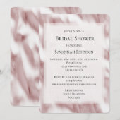 バラ色の輝き ブライダルシャワー 招待状 (正面/裏面)