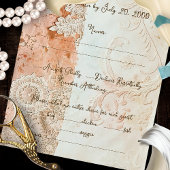 バラ色アクアバロックレース 出欠カード