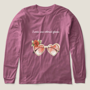 バラ色サングラス トライブレンドTシャツ