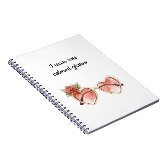 バラ色サングラス ノートブック (右側)