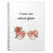バラ色サングラス ノートブック (正面)