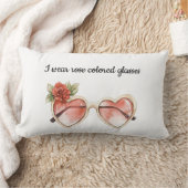 バラ色サングラス ランバークッション (ブランケット)