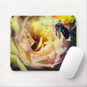 バラ花とのまわりに マウスパッド (マウス)