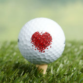 **バラ花びらハート*** ゴルフボール (インサイチュ 木)