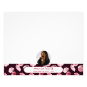 バラ花びら写真卒業パーティー署名ゲスト フォトプリント (正面)