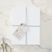 バラ花びら花びらプロセッコボホブライダルシャワー ギフトタグ (より糸付き)