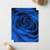 バラ花びら3 ノートカード (正面/裏面インサイチュ)