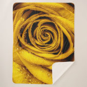 バラ花びら4 シェルパブランケット (正面)