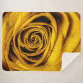 バラ花びら4 シェルパブランケット (正面(横))