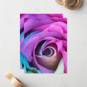 バラ花びら6 ノートカード (正面/裏面インサイチュ)