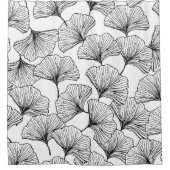 バラ花びら シャワーカーテン (正面)