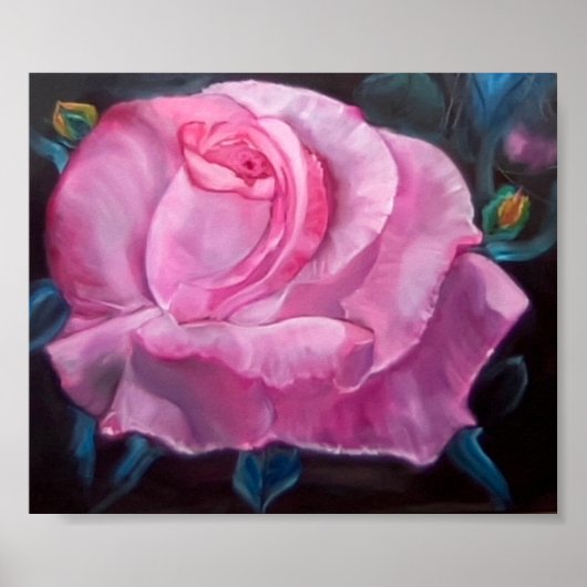 バラ花びら ポスター (正面)