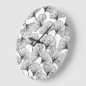 バラ花びら ラージ壁時計 (傾斜)