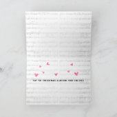 バラ花びらPiano 70th Anniversary Card カード (内部)