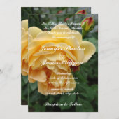 バラ花への招待 招待状 (正面/裏面)