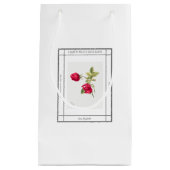 バラ花ヴィンテージ母の日 スモールペーパーバッグ (正面)