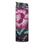 バラ花刺繍ルックカラフルboho タンブラー (回転右)