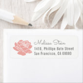 バラ花差出人住所ラベル名 ラベル (インサイチュ)