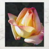 バラ花弁ワインラベル ワインラベル (シングルラベル)