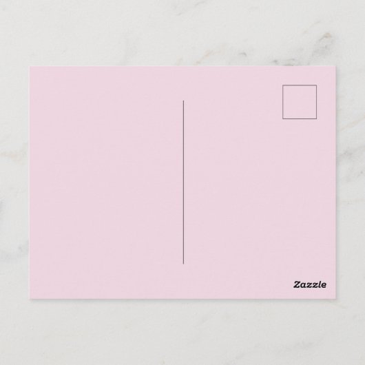 バラ花新しい住所はがき、移動している ポストカード (裏面)