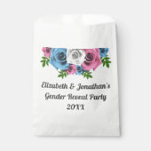 バラ花束ジェンダーの発表 フェイバーバッグ (正面)