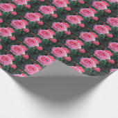 バラ花束紙 ラッピングペーパー (角)