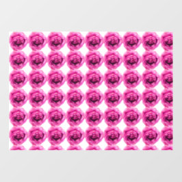 バラ花柄 ウィンドウサイン