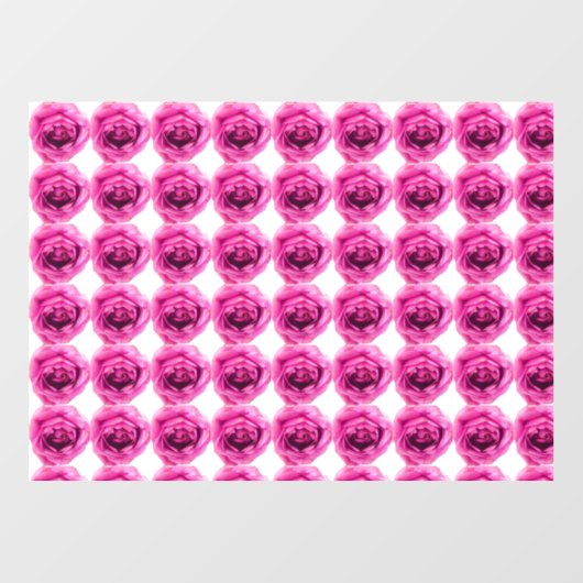 バラ花柄 ウィンドウサイン (シート)