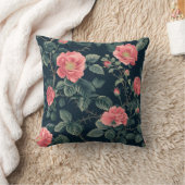 バラ花柄 クッション (ブランケット)