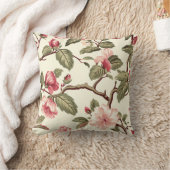 バラ花柄 クッション (ブランケット)