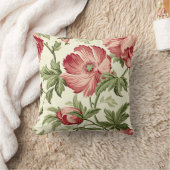 バラ花柄 クッション (ブランケット)