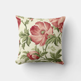 バラ花柄 クッション